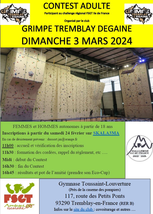 You are currently viewing Contest adultes GTD de mars 2024